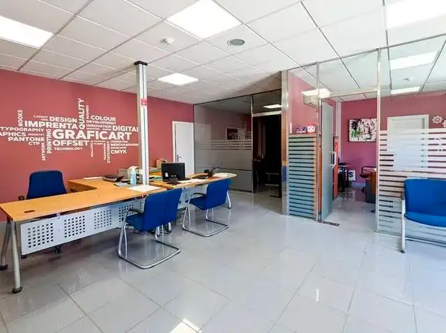 Recepción y oficinas de Grafic Art